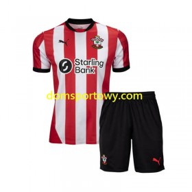 Koszulka Southampton Dziecięcy Domowe Koszulki Piłkarskie 2024-2025 Krótki Rękaw